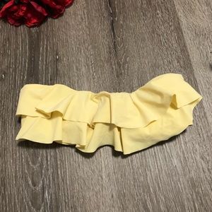 Yamamay Ruffle Bandeau Bikini Top